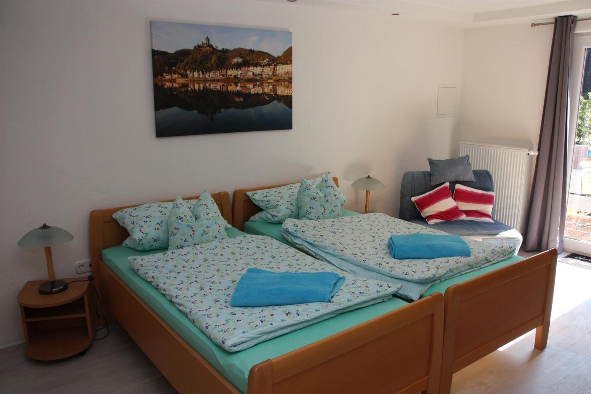 Pension Camping Schausten Cochem Esterno foto