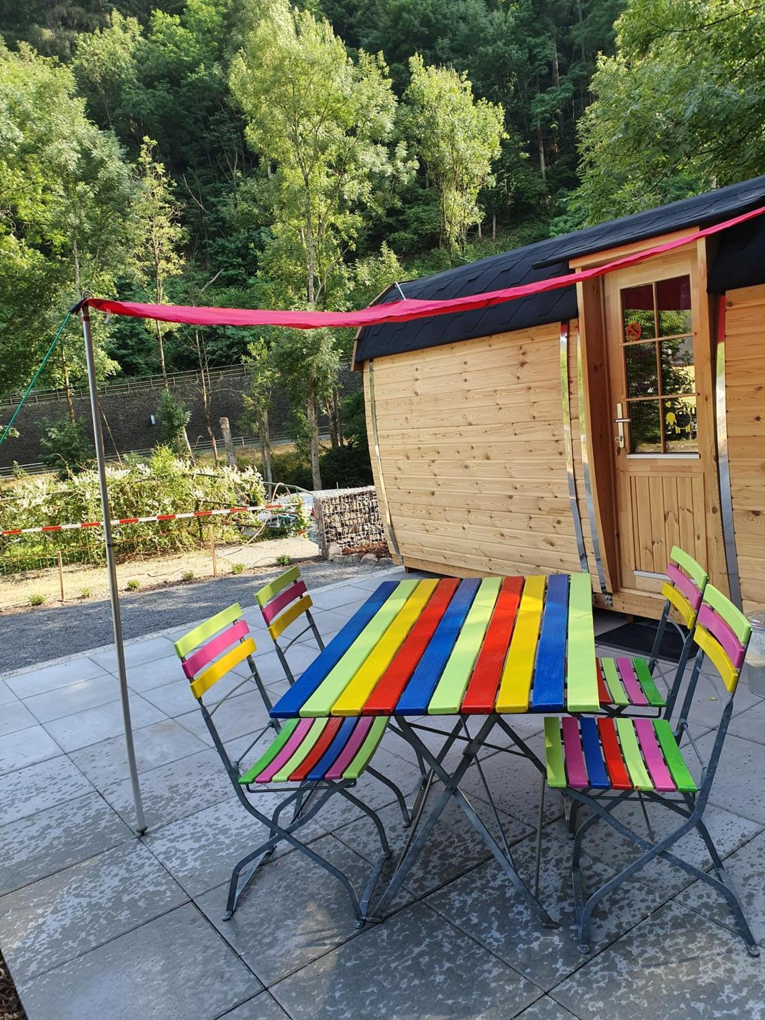 Pension Camping Schausten Cochem Esterno foto